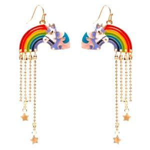 Irregular Choice rainbow unicorn earrings 🌈🦄